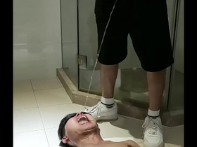 Asian piss spit